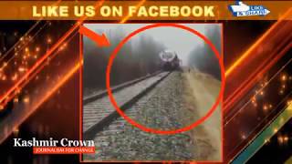 SHOCKING VIDEO | Boy Perform Deadly Stunt On Train Track in Kashmir