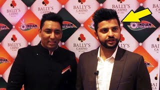Cricketer Suresh Raina At Bally Casino