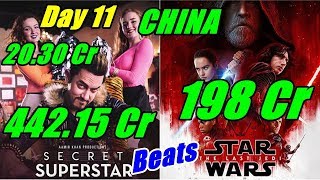Secret Superstar Collection Day 11 CHINA I Beats Star Wars The Last Jedi Lifetime Collection
