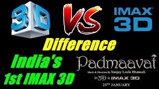What Is Difference Between 3D Movie And IMAX 3D Movie I Padmaavat Example