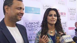 Hina Khan Reaction On Her FIRST RAMP Walk At Lakme Fashion Week 2018