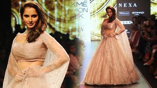 Sania Mirza Ramp Walk At Lakme Fashion Week 2018 | LFW 2018