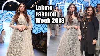 Aditi Rao Hyadari WALKS The RAMP At Lakme Fashion Week 2018 | LFW 2018
