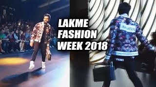 Ranveer Singh Aka Khilji WALKS The Ramp At Lakme Fashion Week 2018 | LFW 2018