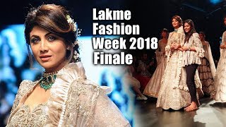 Ravishing Shilpa Shetty WALK The Ramp | Lakme Fashion Week 2018 Finale | LFW 2018