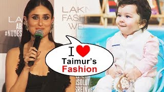 Kareena Kapoor's CUTE Reaction On Taimur Ali Khan's Fashion Sense