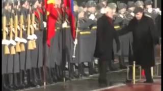 PM Narendra Modi walks as National Anthem plays in Russia