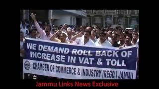 Chambers of Commerce and Industry Jammu Protest