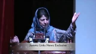 Jammu lacked good leadership, says Mehbooba