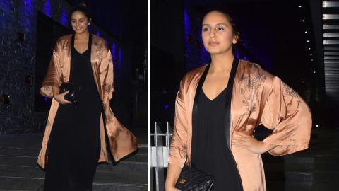 Huma Qureshi Spotted at Hakkasan For Dinner With A Friend