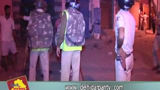 Clash between Delhi Police and Public in Shakurpur