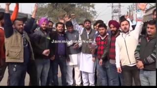 Youth congress protests against BJP