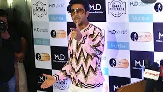 Energetic Ranveer Singh At The Launch Of MUD Academy