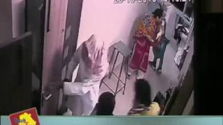 Caught on cctv: Robbers take woman on gunpoint to loot house in Inderlok , North West Delhi