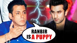 When Salman Khan CALLED Ranbir Kapoor A PUPPY - Know Why