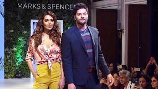 Esha Gupta & Ali Fazal On Ramp For Marka & Spencer