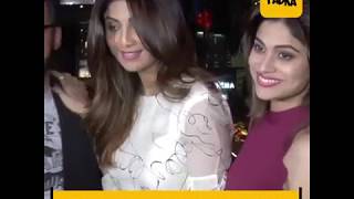 Shilpa with her husband & sister spotted at restaurant