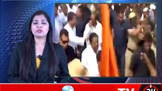 कर्नाटक चुनाव: कोप्पल में राहुल गांधी का रोडशो और पदयात्रा