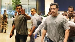 Salman Khan Heads To Bangkok For Race 3, Spotted At Airport