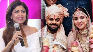 Shilpa Shetty's FUNNY Reaction On Virat Anushka Hiding Their Marriage From Media