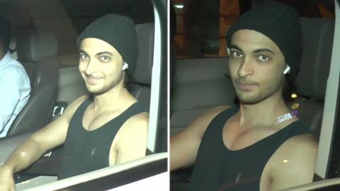 Aayush Sharma Spotted Outside Gym After Workout