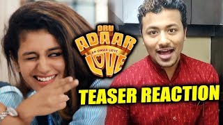 Oru Adaar Love TEASER REACTION | Priya Prakash Varrier, Roshan Abdul