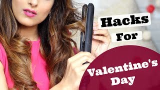 5 Quick & Simple Hair Hacks For Girls | Valentines Day Tips & Tricks | Knot Me Pretty