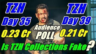 Tiger Zinda Hai Collection Comparison Day 35 Vs Day 39 I Is TZH Collection Fake? Audience Poll