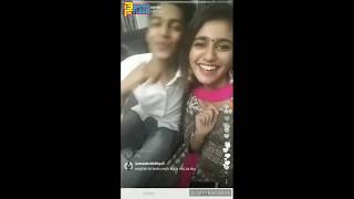 Priya Prakash Varrier Live With Boyfriend Roshan Abdul Live Talk About Oru Adaar Love Teaser