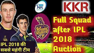 IPL 2018: KKR Kolkata Knight Riders full players list and Squad, Chris Lynn, Starc,Russel, Nagarkoti