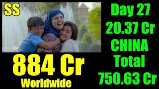 Secret Superstar Box Office Collection Day 27 CHINA