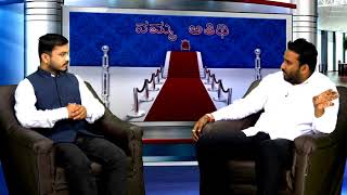 JDS State Youth Voice President Krishna Reddy On SSV TV With Nitin Kattimani PArt 2