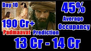 Padmaavat Audience Occupancy And Collection Prediction Day 10