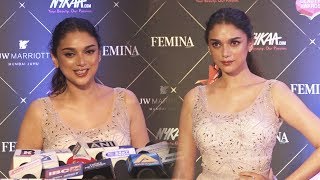 Stunning  Aditi Rao Hydari At Nykaa FEMINA Beauty Awards 2018