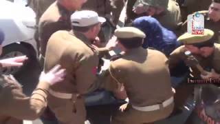 Protest over class 12 paper leaves girl, cop injured in Jammu