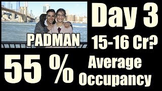 Padman Audience Occupancy And Collection Prediction Day 3