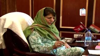 Peace imperative, be equal partners in development, prosperity: Mehbooba to people