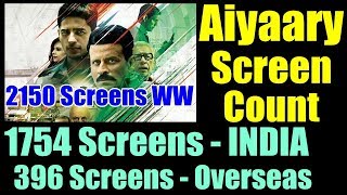 Aiyaary Budget And Screen Count Details