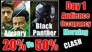 Black Panther Vs Aiyaaray Audience Occupancy Day 1 I Morning