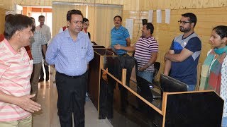 Zulfkar visits Media Complex Srinagar