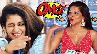 Monalisa Reaction On Priya Prakash WINK In Viral Video