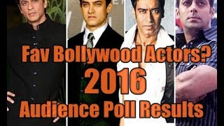 Favourite Bollywood Actors Of 2016 Audience Poll Results