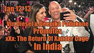 Vin Diesel Visit India To Promote Xxx: The Return Of Xander Cage