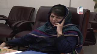 Mehbooba Mufti pitches for adherence to project timelines