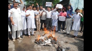 JKNPP stages protest demanding revocation of Article 35A