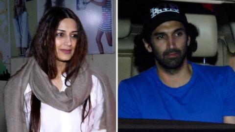 Aditya Roy Kapur And Sonali Bendre Behl Spotted With Family At PVR Cinema