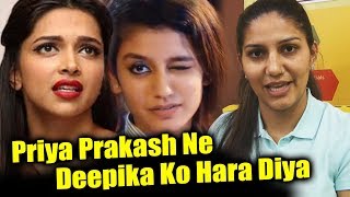 Sapna Chaudhary Reaction On Priya Prakash WINK Viral Video