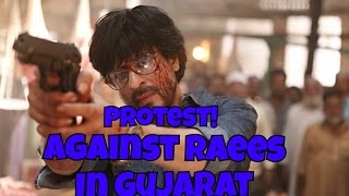 Shivsena And VHP Protest For Raees Ban In Gujarat