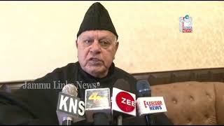 Time for dialogue between India, Pakistan to find solution to Kashmir problem: Farooq Abdullah