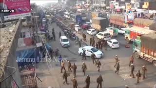 Protesters block NH amid police lathi-charge; SHO, SDPO injured